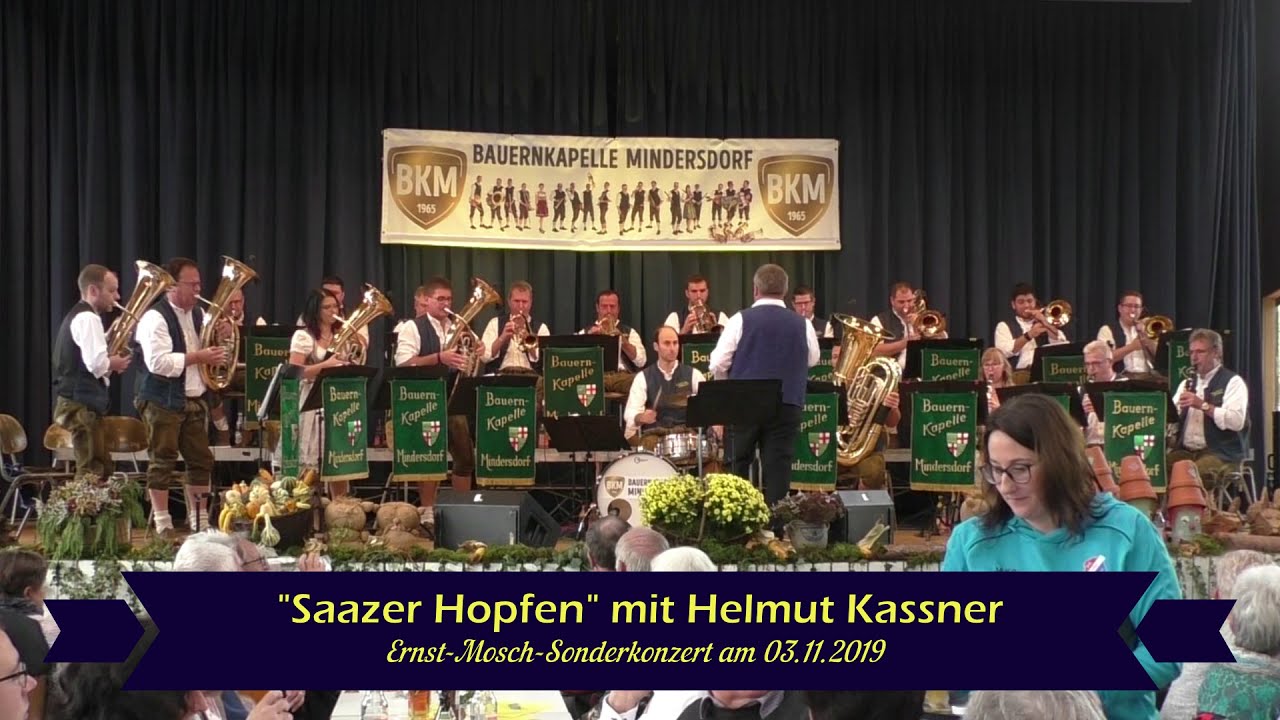 Saazer Hopfen - Bauernkapelle Mindersdorf mit Helmut Kassner