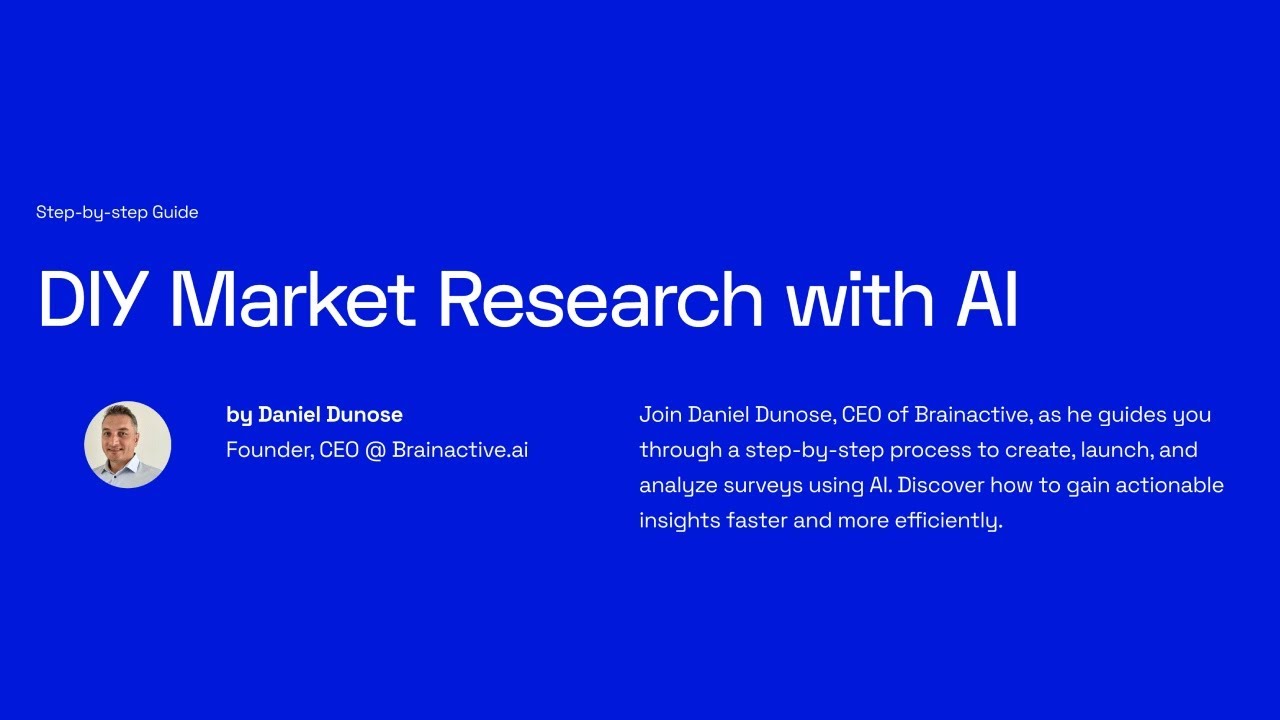 DIY Market Research with AI