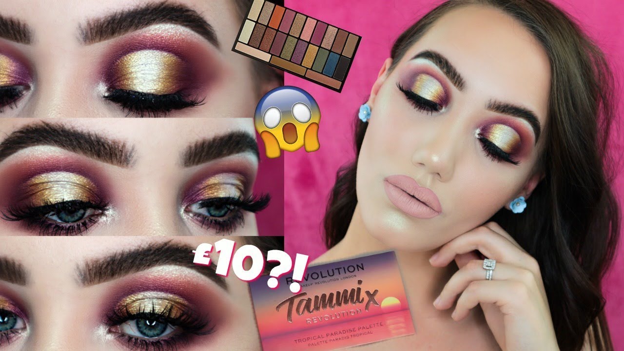 TAMMI x MAKEUP REVOLUTION TROPICAL PARADISE PALETTE REVIEW + TUTORIAL | MAKEMEUPMISSA
