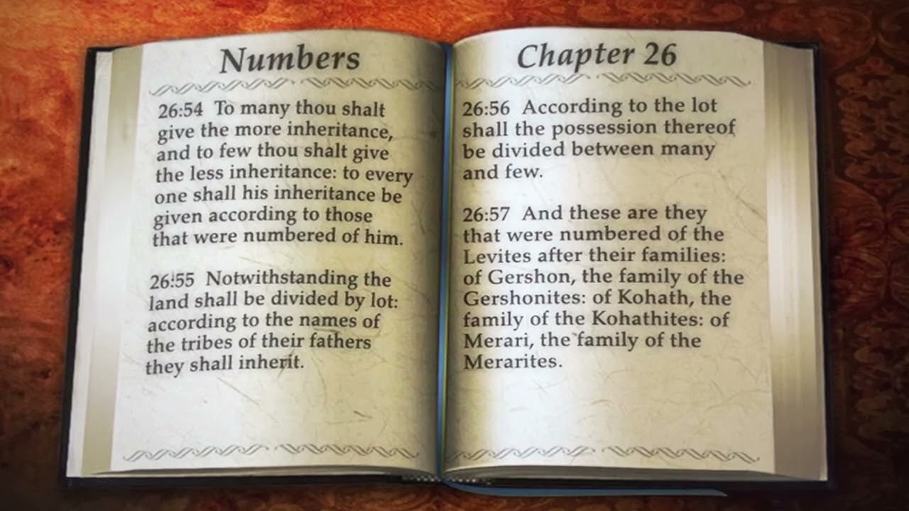 Numbers Chapters 26 and 27 For March 11