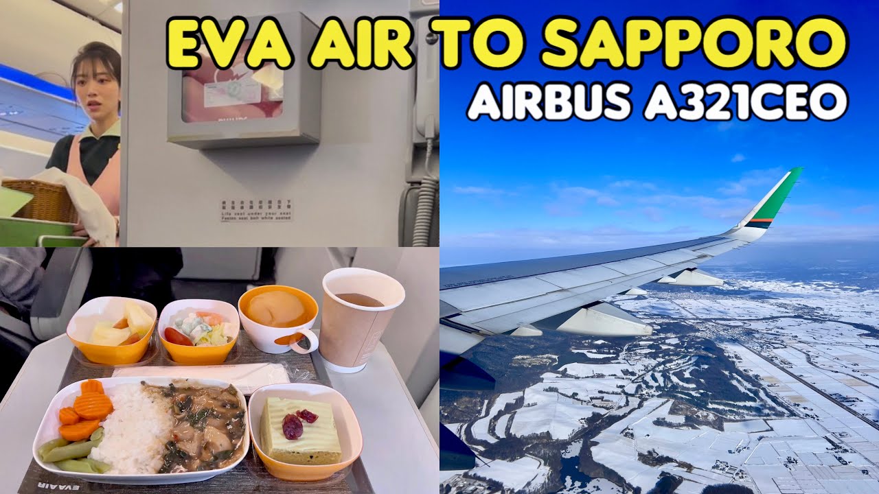 EVA AIR RUTE TAIPEI - SAPPORO EXTRA LEGROOM SEAT 38K