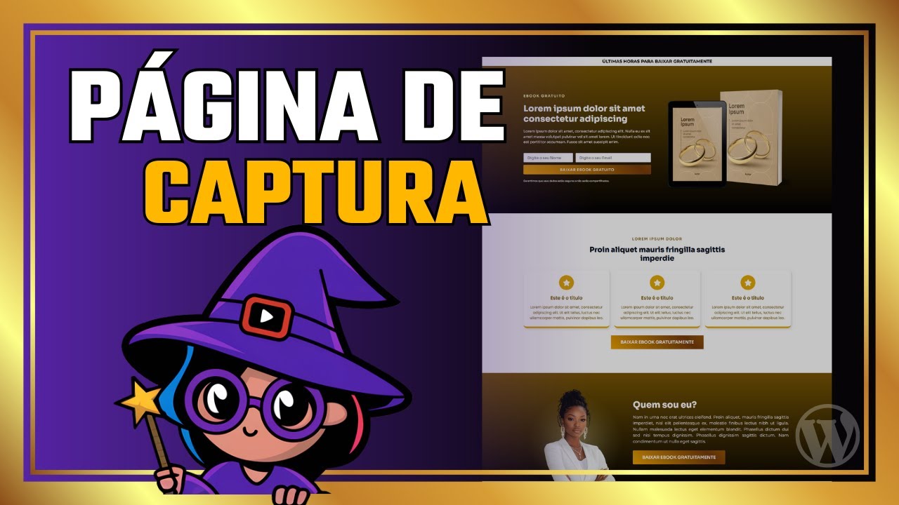 Como criar PÁGINA DE CAPTURA no Elementor em 2026