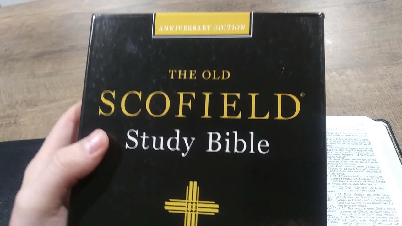 Comparing an Brand New Scofield Reference Bible to my old one!