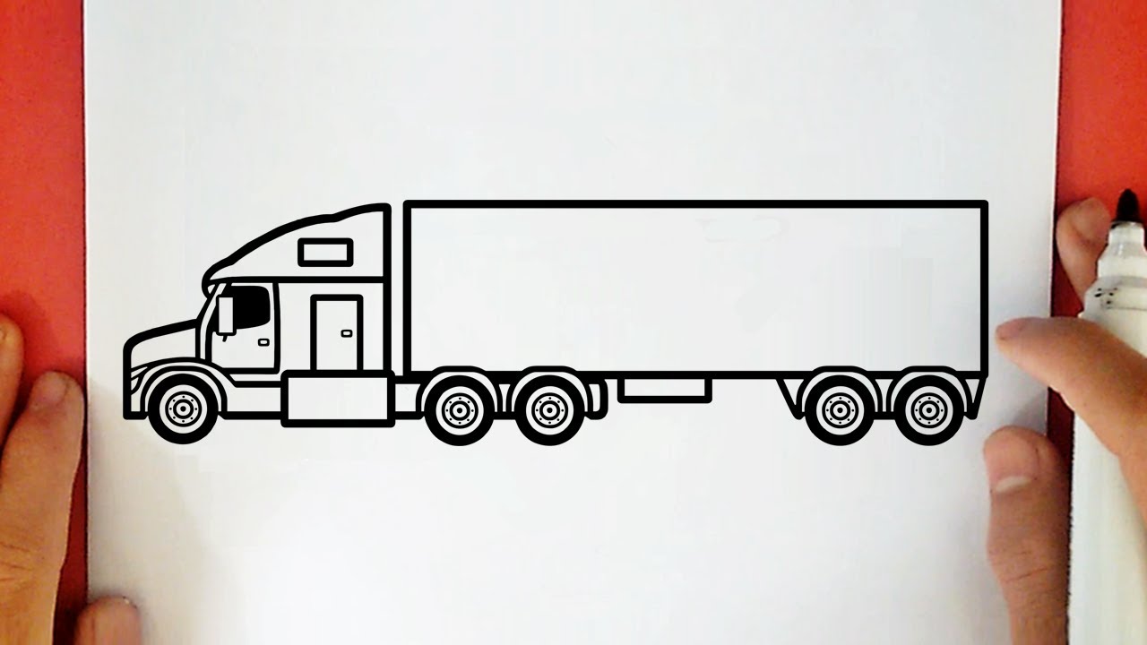 COMO DESENHAR UM CAMINHÃO