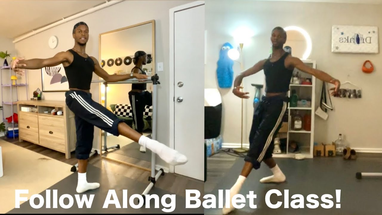 FOLLOW ALONG Ballet Barre + Center You Can Do At Home !