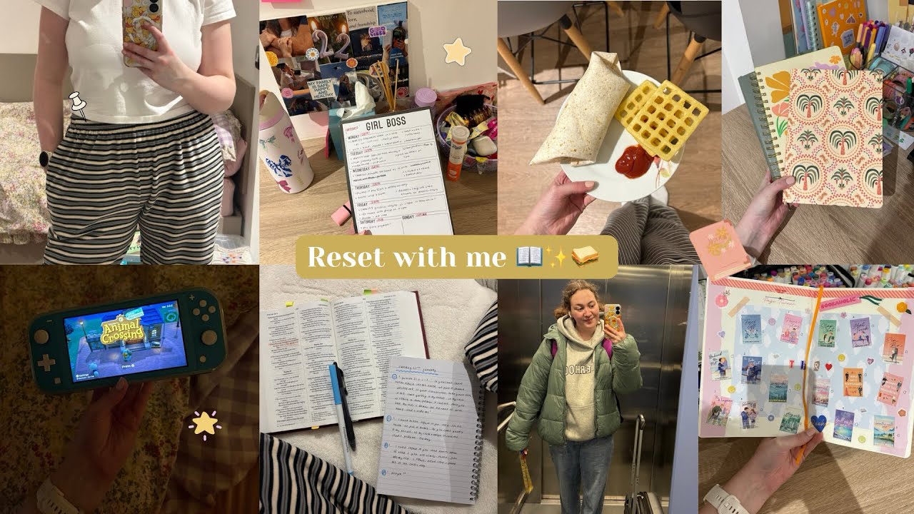Reset with me, night before uni edition ✨