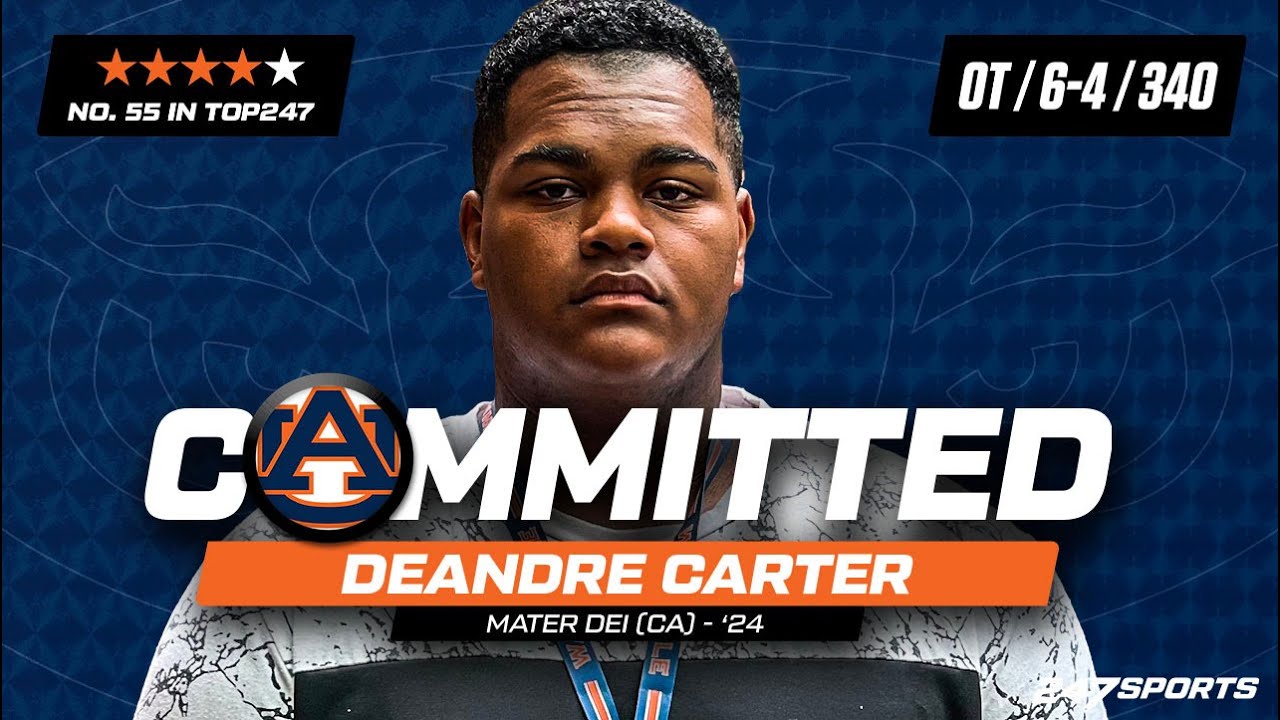 WATCH: 4-star DeAndre Carter commits to Auburn LIVE on 247Sports