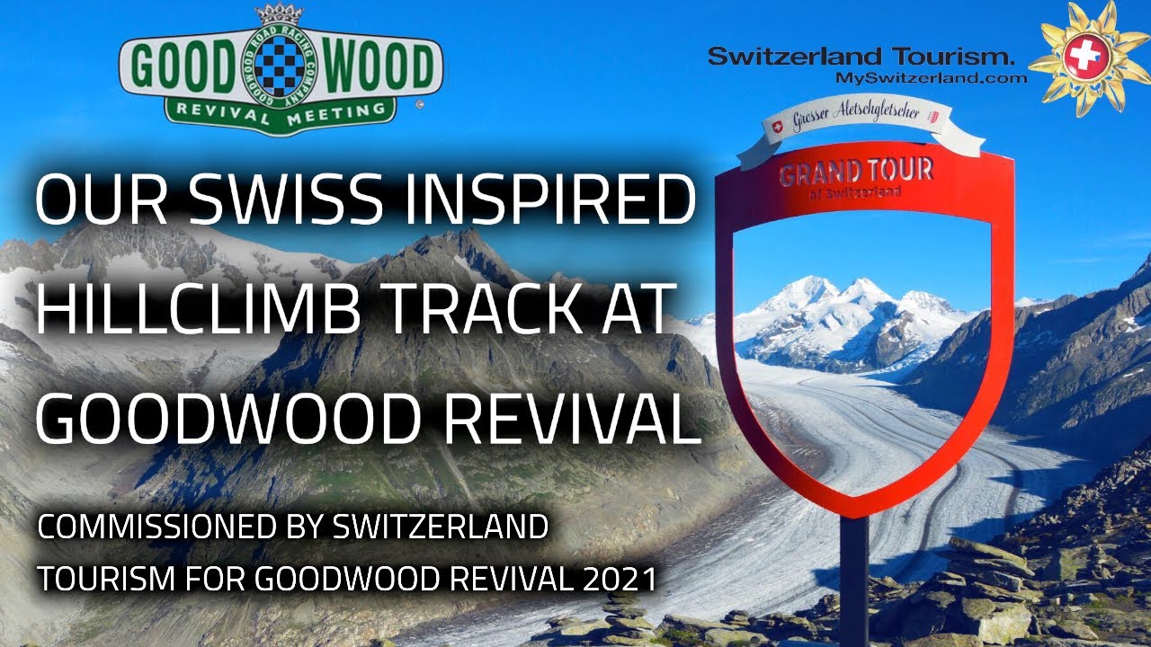Goodwood Revival 2021: Our Swiss Inspired Hillclimb Slotcar Track for Switzerland Tourism