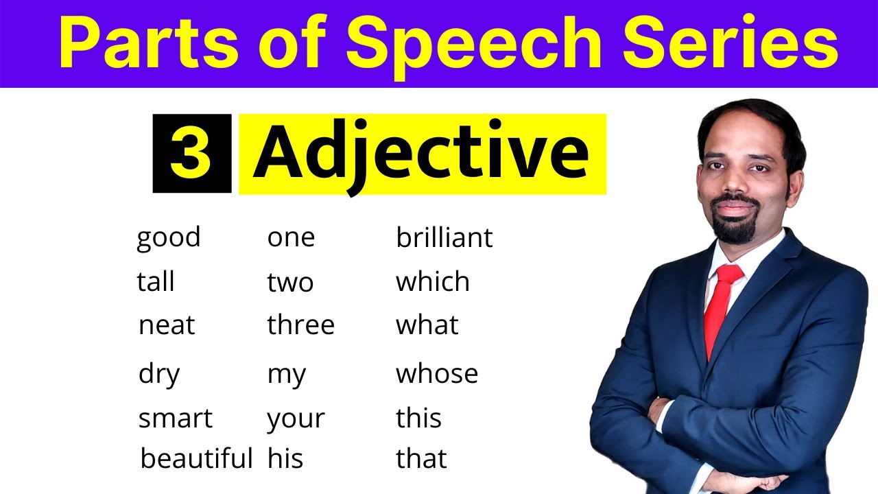 Ep #3 Parts of Speech Series | Adjectives in Tamil