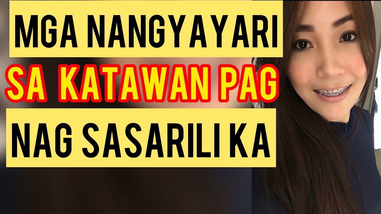 MASAMA BA ANG PAGSA'SARI'LI, ANO ANG EPEKTO | CherrylTing VLOGS