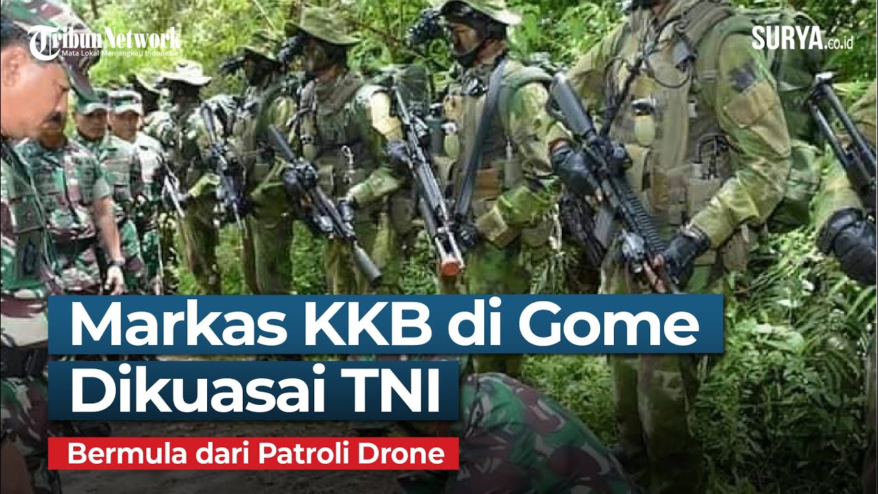 BERAWAL DARI PATROLI DRONE, TNI Gempur dan Kuasai Markas KKB di Gome, Ini yang Ditemukan