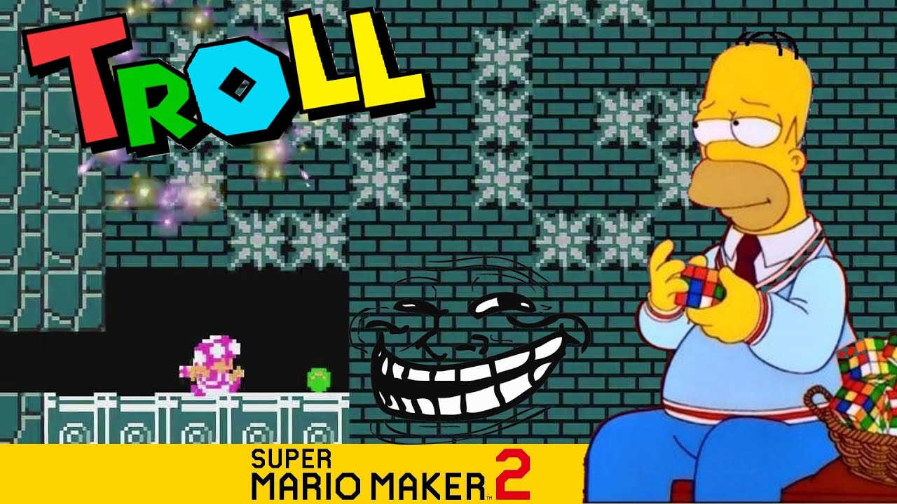 El mejor final de un nivel troll 😂 | Nivel troll | SMM2 en espa&ntilde;ol