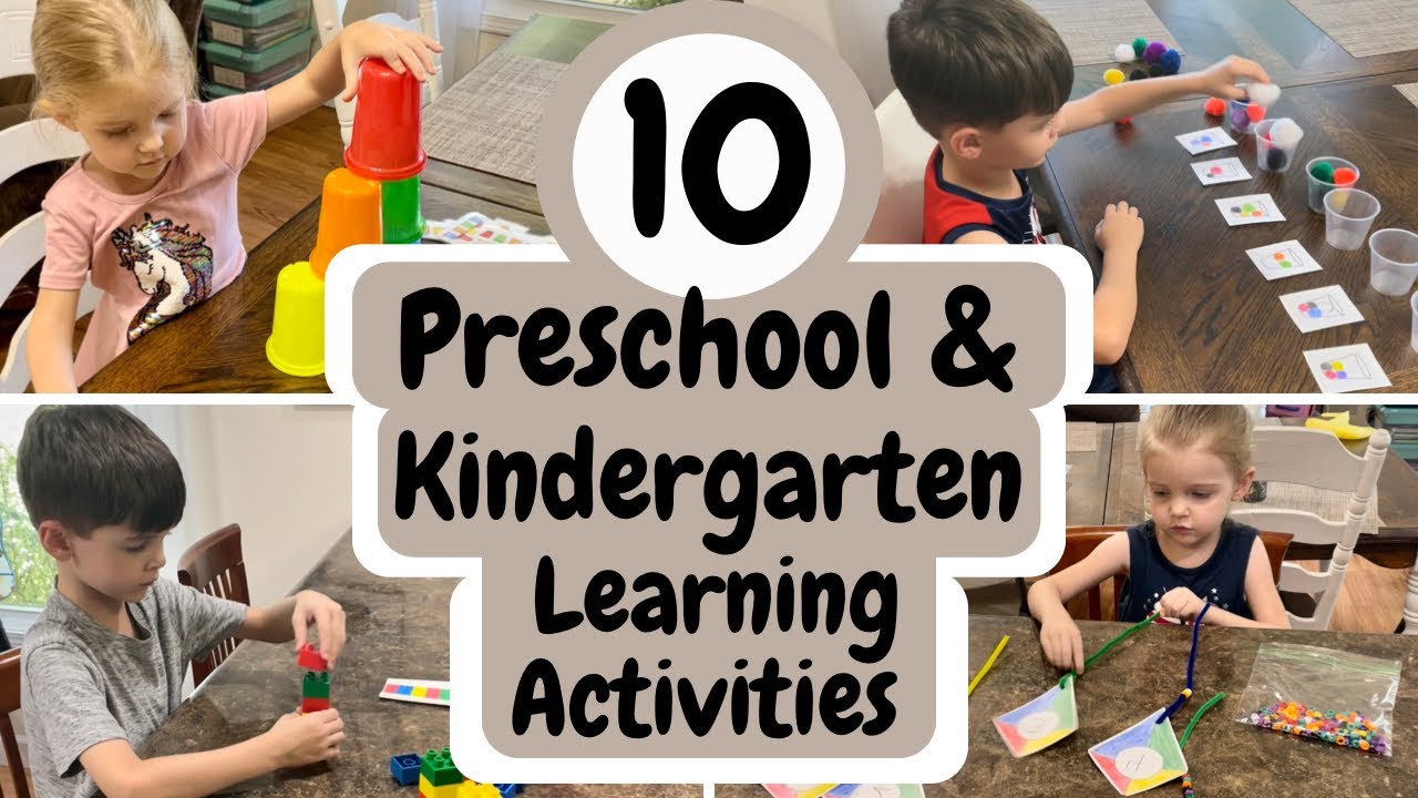 10 Cheap & Fun Learning Activities You Can Use When Homeschooling A Preschooler Or A Kindergartner