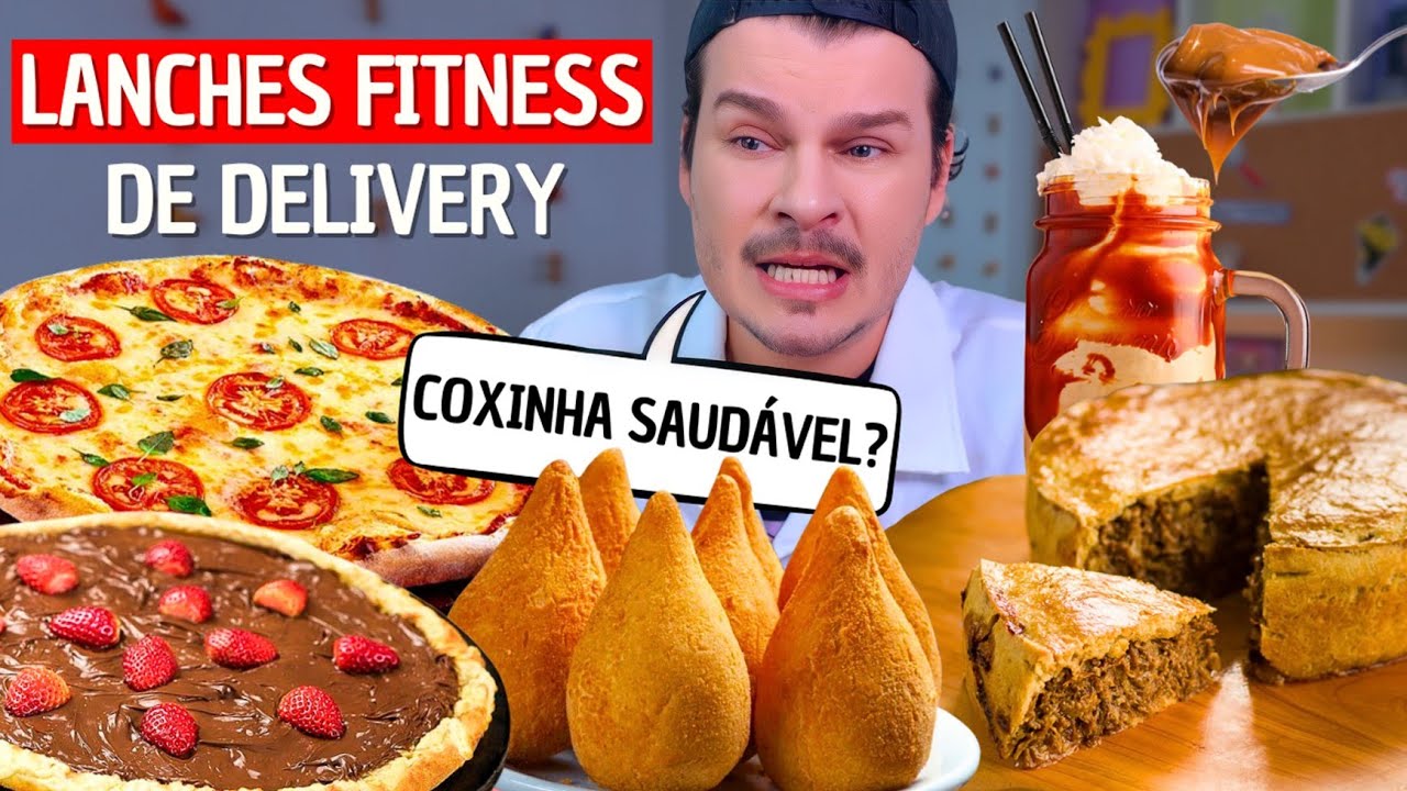 PROVANDO COMIDAS FITNESS DO DELIVERY: COXINHA, PIZZAS, TORTAS, MILKSHAKE - Vale a pena?