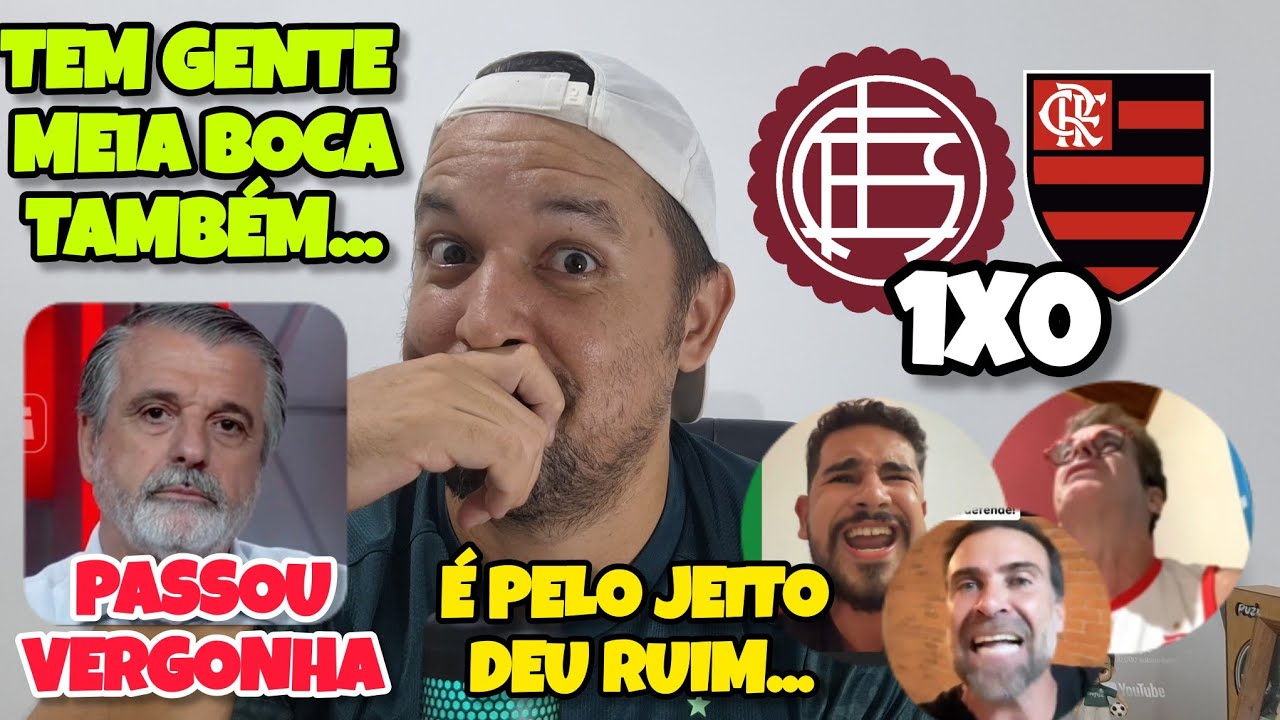 🤣INCOMPARÁVEL! NÃO IA NEM COMEMORAR MAS LANUS 1X0 FLA. REAÇÕES ❗🤣🔥