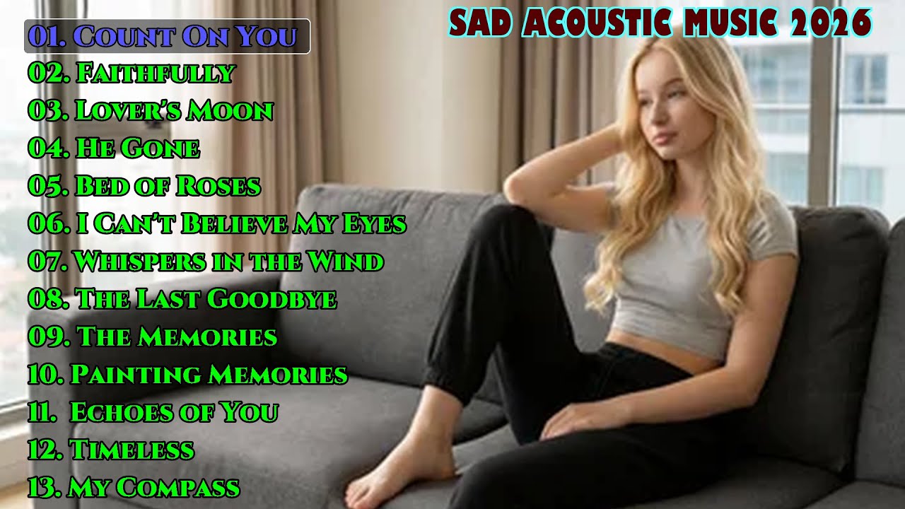 Sad Acoustic Music 2026 💔 Emotional Guitar Songs for Heartbreak & Healing@AlgorhythmLyrics