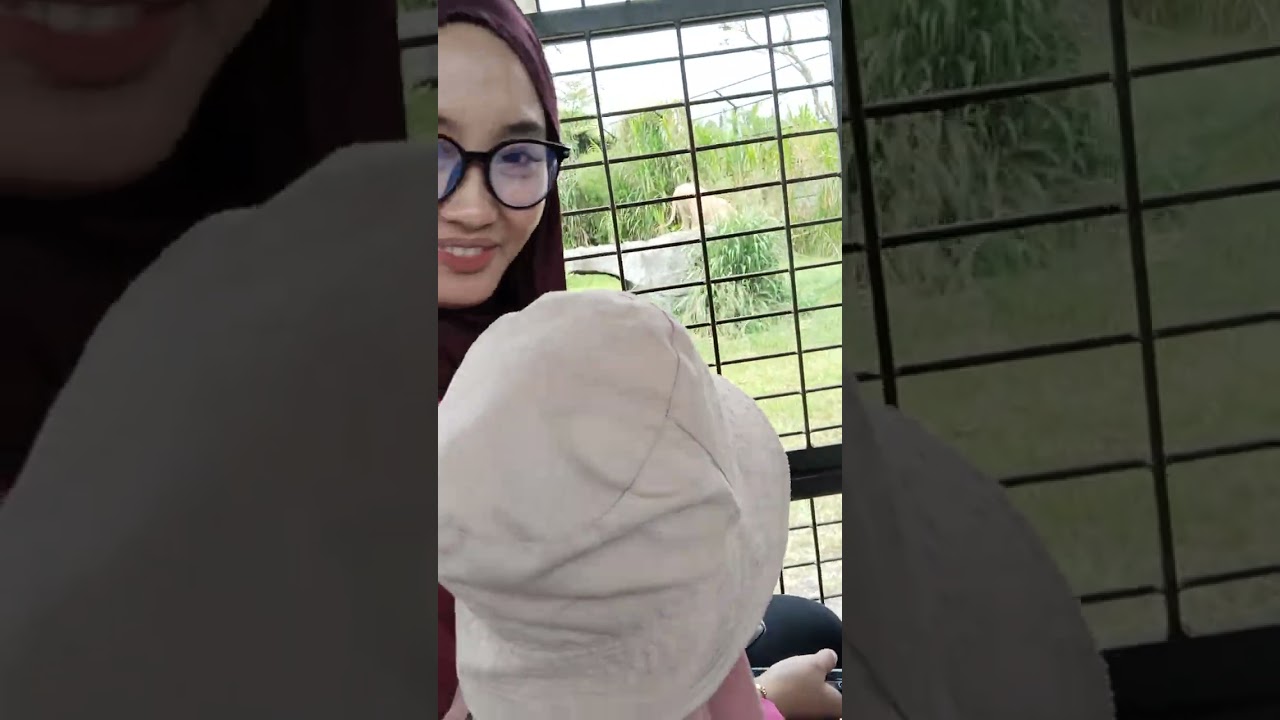 Kita di Lembang Park zoo Keliling melihat binatang Buas