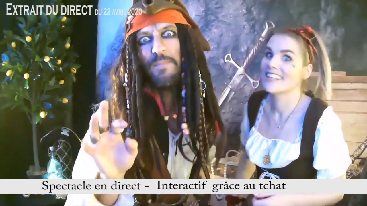 Jack le Pirate -   Spectacle en direct avec LoL Ev&egrave;nements