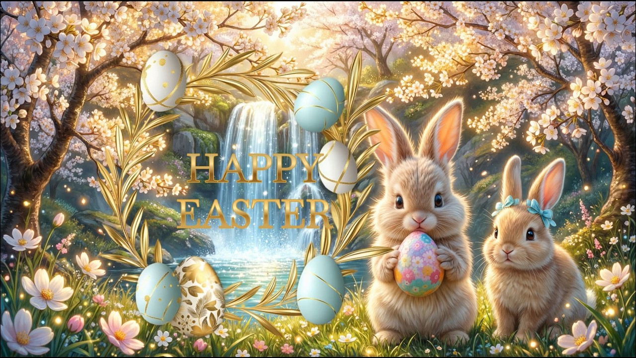 Relaxing Easter 🌷 Peaceful Instrumental Music & Spring Nature Sounds for Calm and Reflection