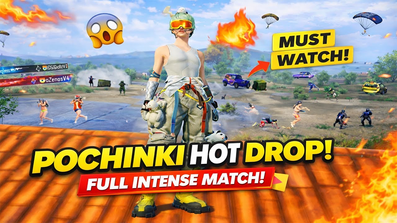 Hot Drop in Pochinki & Direct End Game Finish | Briamy Gameplay