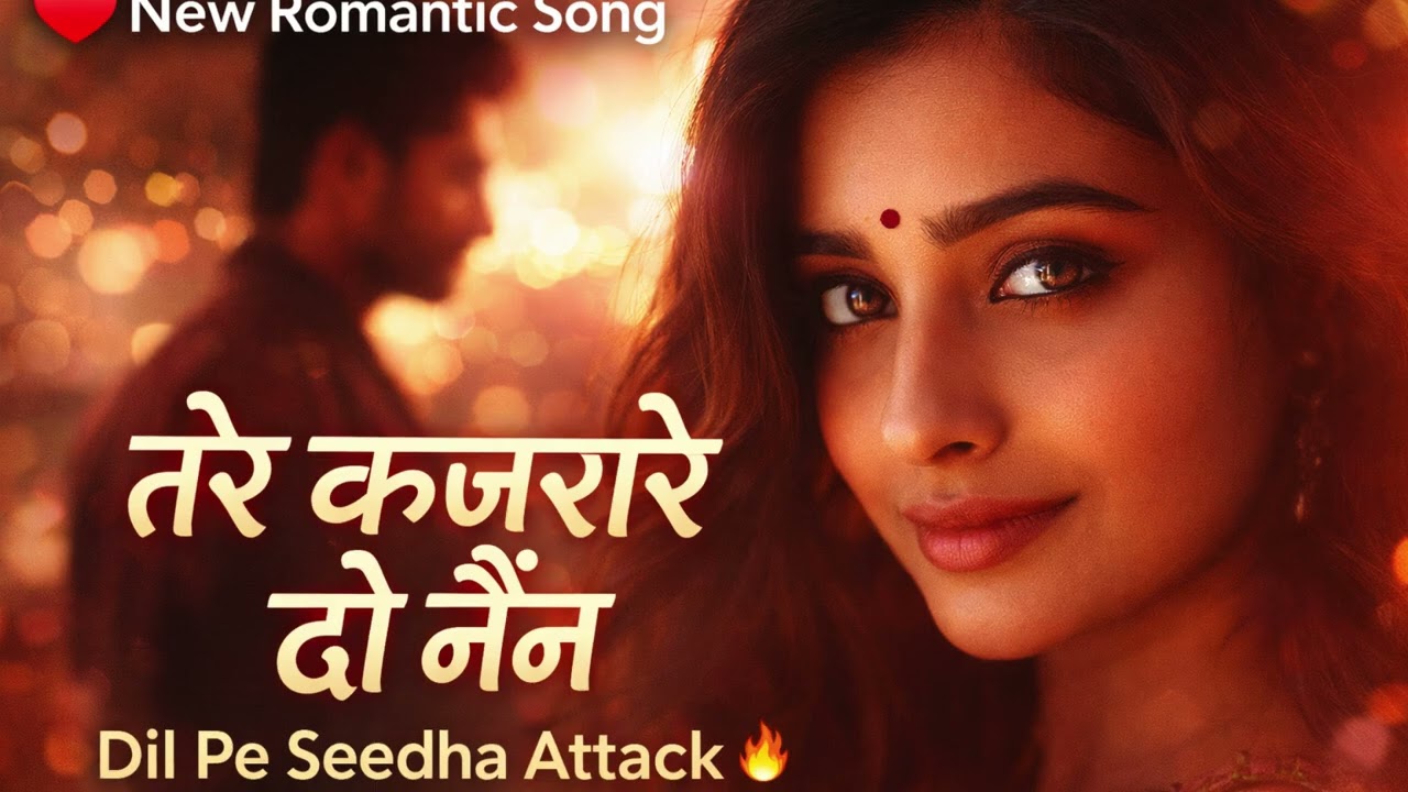 तेरे कजरारे दो नैन | Romantic Bollywood Style Love Song | New Hindi Love Song 2026