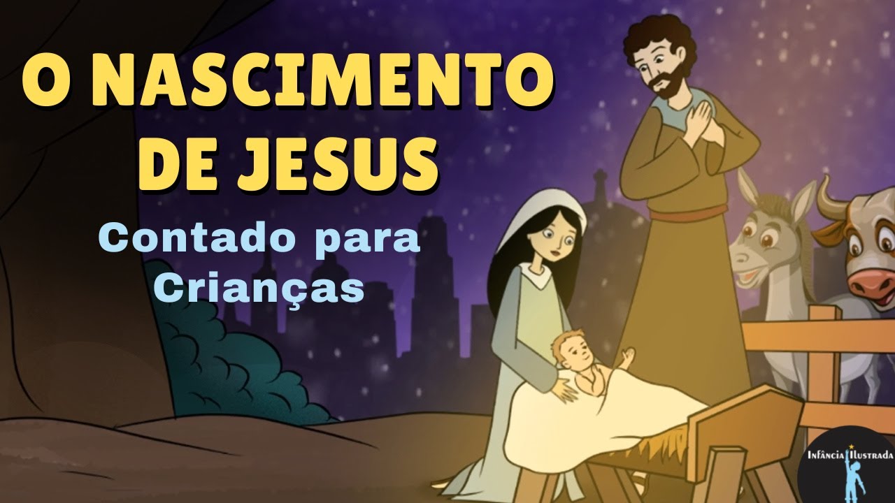 A HISTÓRIA DO NASCIMENTO DE JESUS | DESENHO BÍBLICO | NATAL
