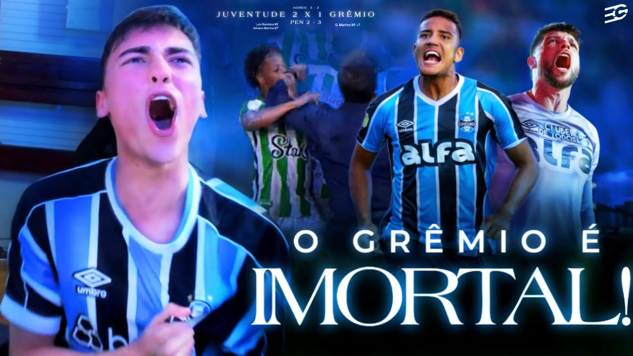 UM JOGO HISTÓRICO!!! CHORUME REAGE À CLASSIFICAÇÃO DO GRÊMIO NOS PÊNALTIS CONTRA O JUVENTUDE