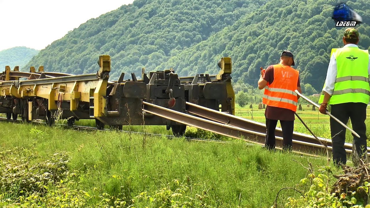 Trenul Robel & Descărcare Șină de Cale Ferată în Salva - 07 Iunie 2024