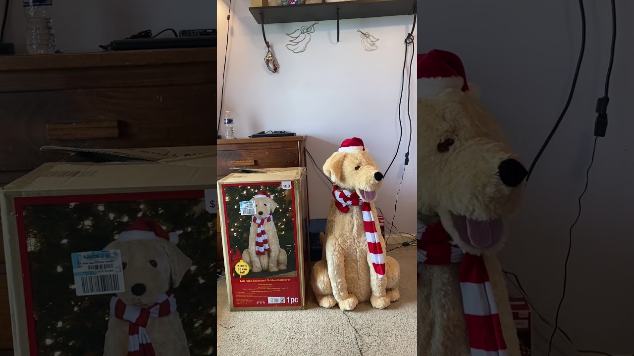Gemmy 2019 life sized singing dog