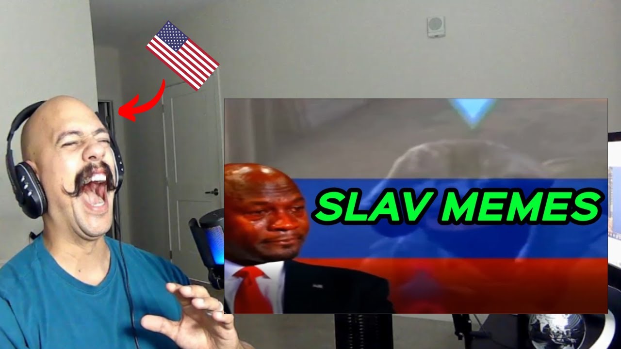American reacts To SLAV MEMES V1