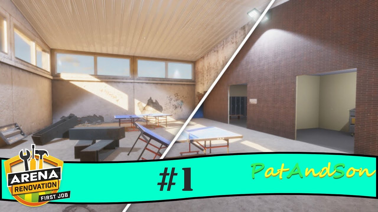 Pierwsze Remonty Szatni. #1 Arena Renovation – First Job
