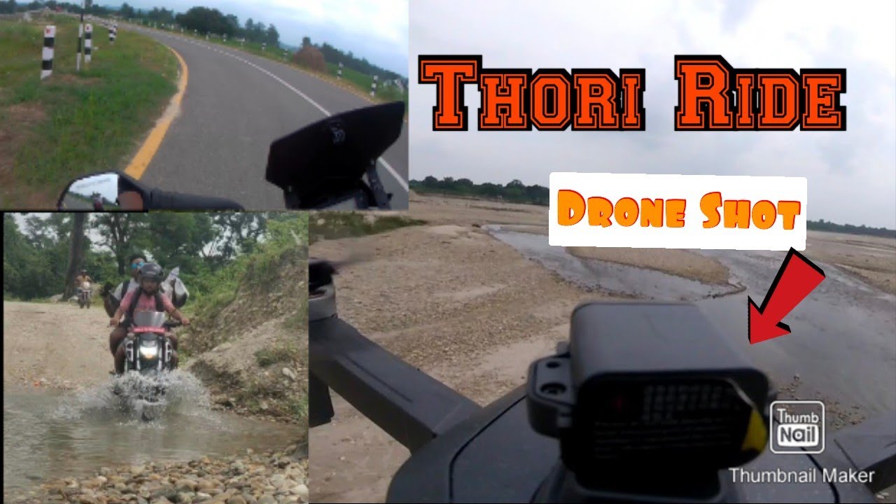 Ride To Thori #DroneShots #BankersGroup #VillageFun
