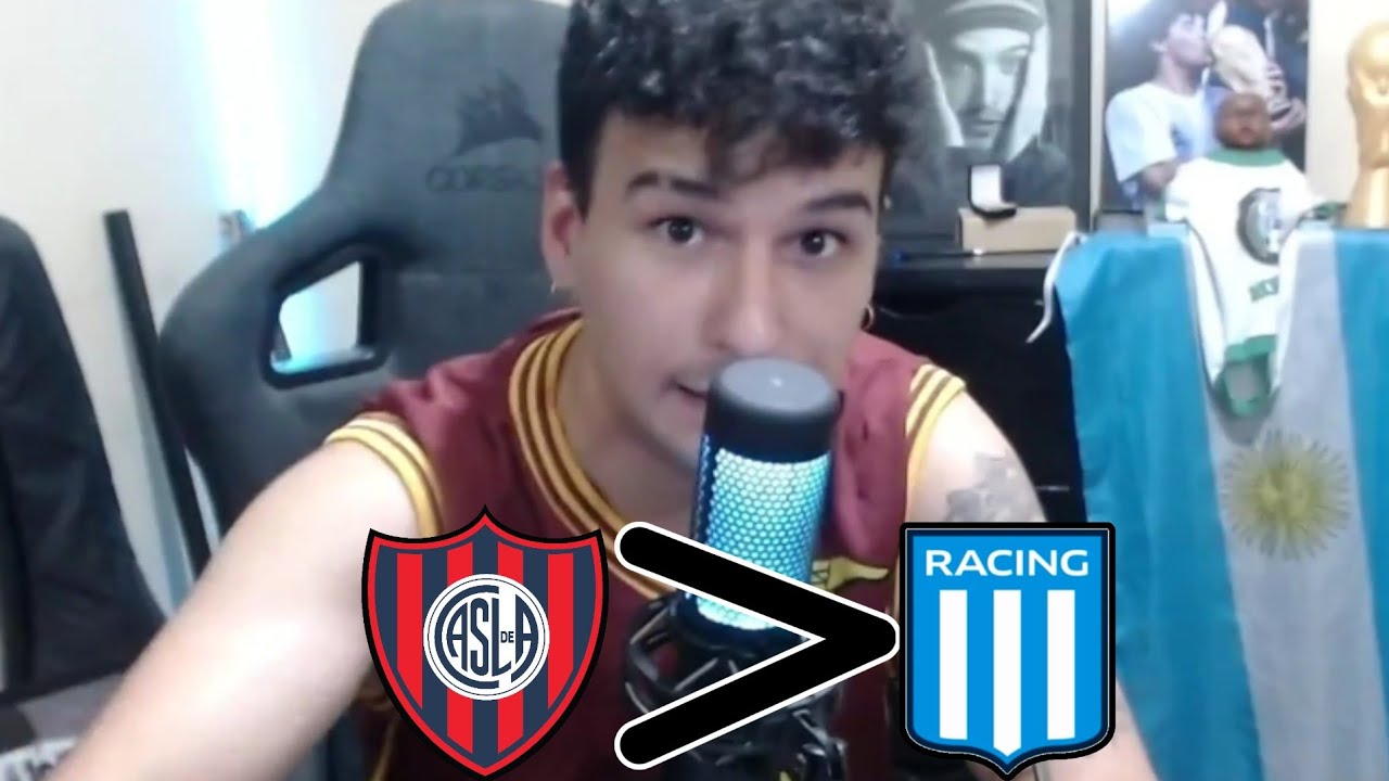Izuna dolido Argumenta que San Lorenzo es más grande que Racing