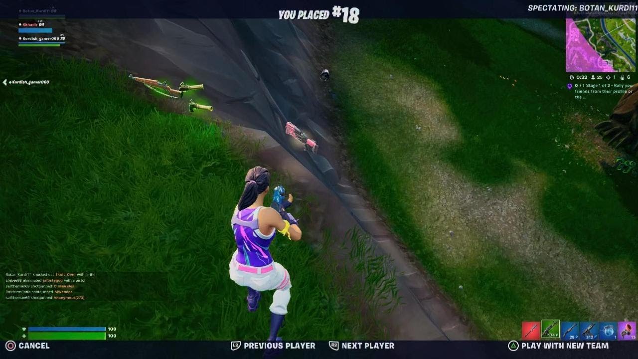 Fortnite smart move but NEED to perfect timing this in storm + doesn't stack
