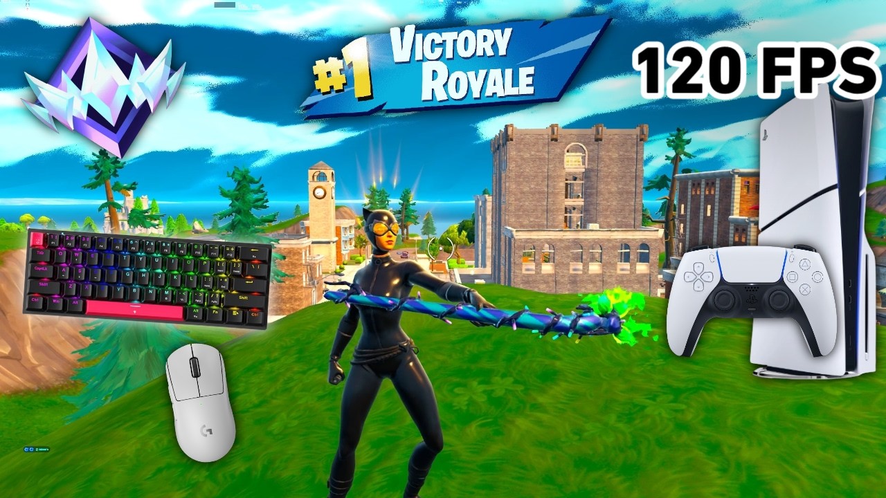 Fortnite Unreal Ranked Reload On PS5 Slim | Keyboard & Mouse Gameplay | 120 FPS | 4K