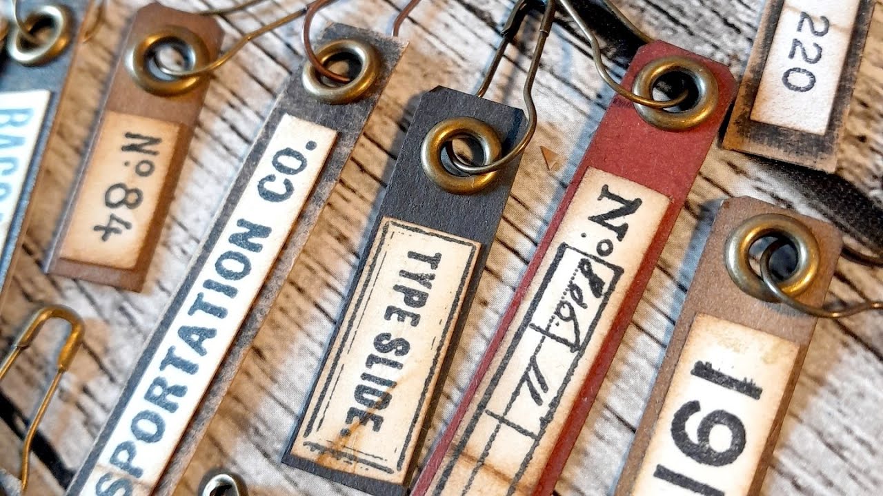 #abcapril2025 Letter L: Label Dangles for Junk Journals