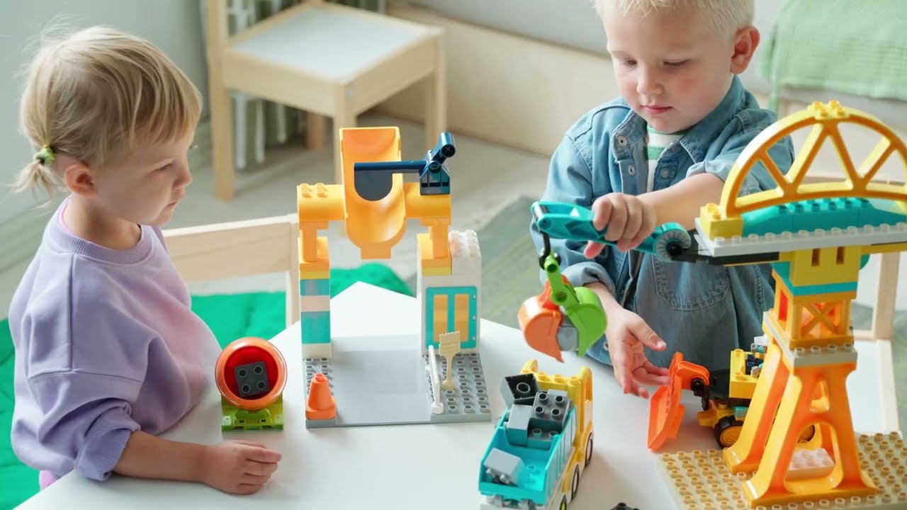 LEGO Duplo 3 in 1 Construction Site and Vehicles Construction Set 10476