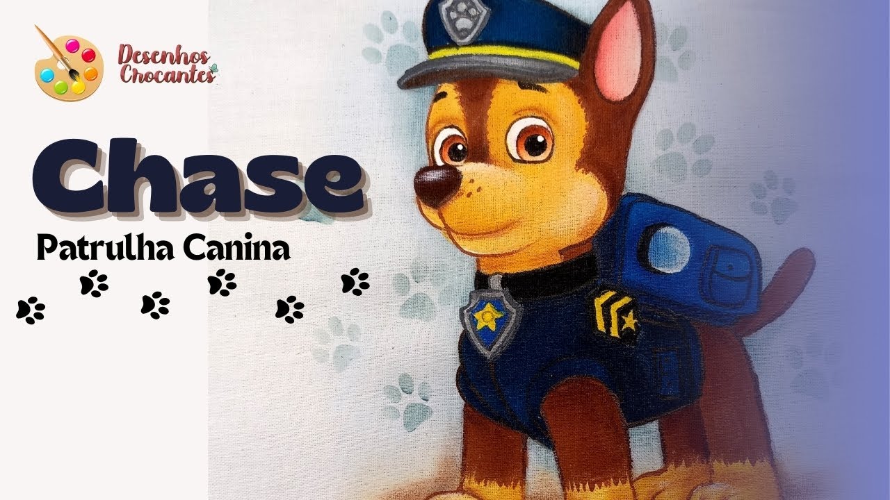🐾 Chase - Patrulha Canina (Desenhos Crocantes)