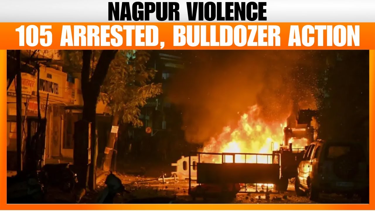 Nagpur Violence: CM Fadnavis Confirms 105 Arrests, Possible Bulldozer Action | News9