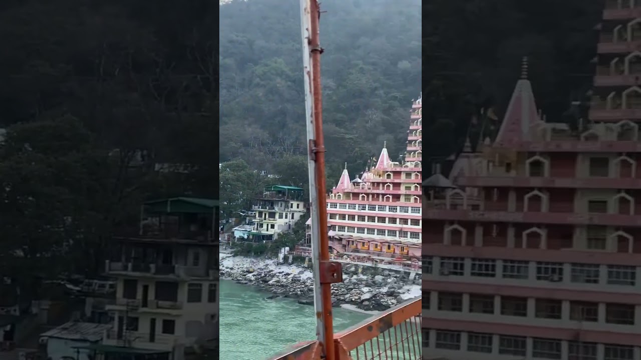Ram Jhula Laxman Jhula ghoom raha mein khulam khula &hearts;️🙏 #rishikesh #travel #explore