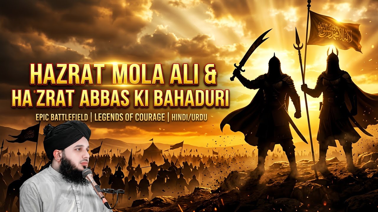 Hazrat Ali (RA) Aur Hazrat Abbas (RA) Ki Bahaduri Ka Waqia | Islamic History | peer ajmal raza qadri