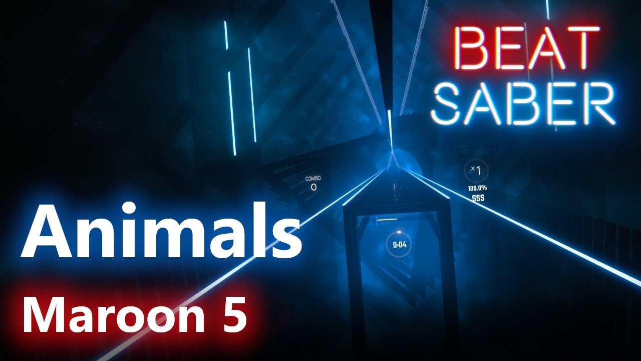 [Beat Saber] Maroon 5 - Animals (Custom song - Hard)
