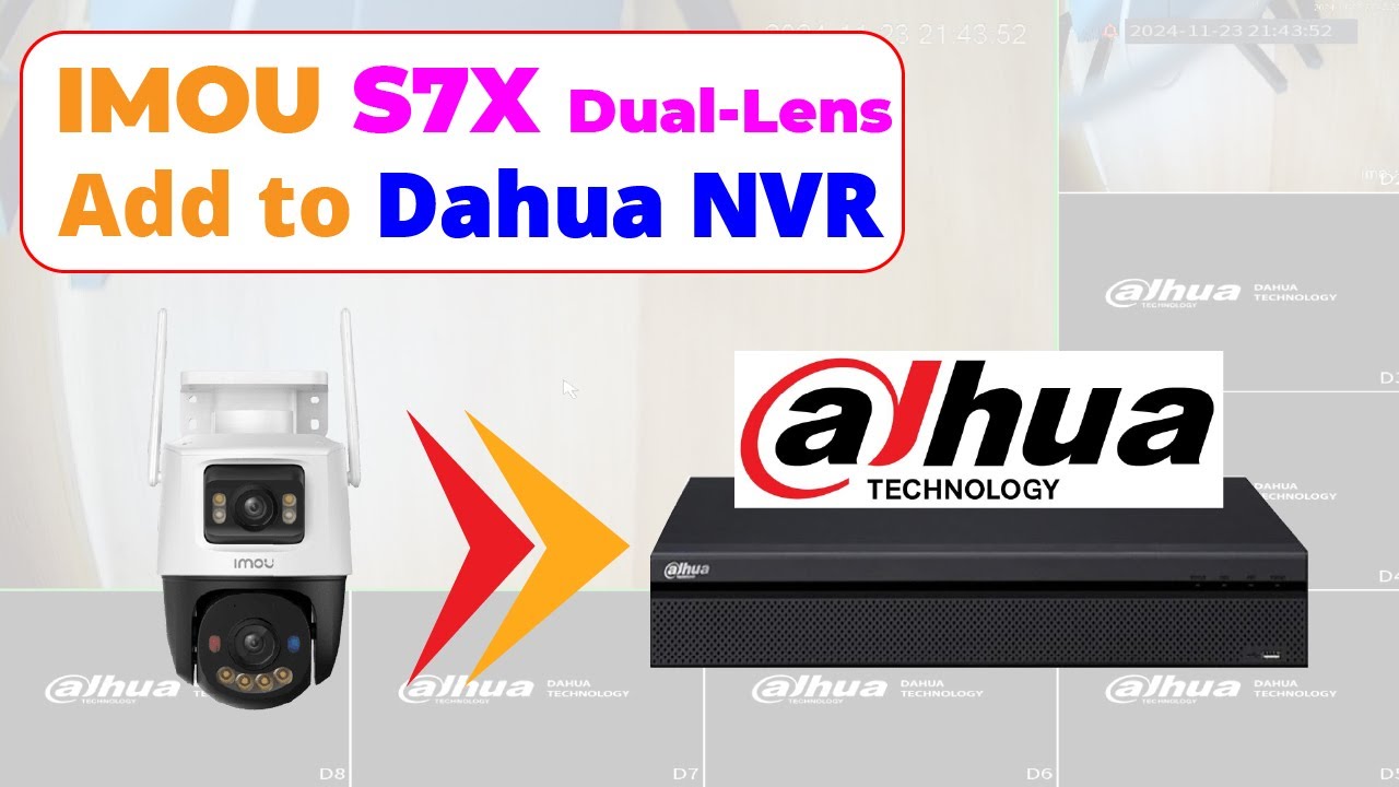 How to add Imou Dual Lens camera to Dahua NVR