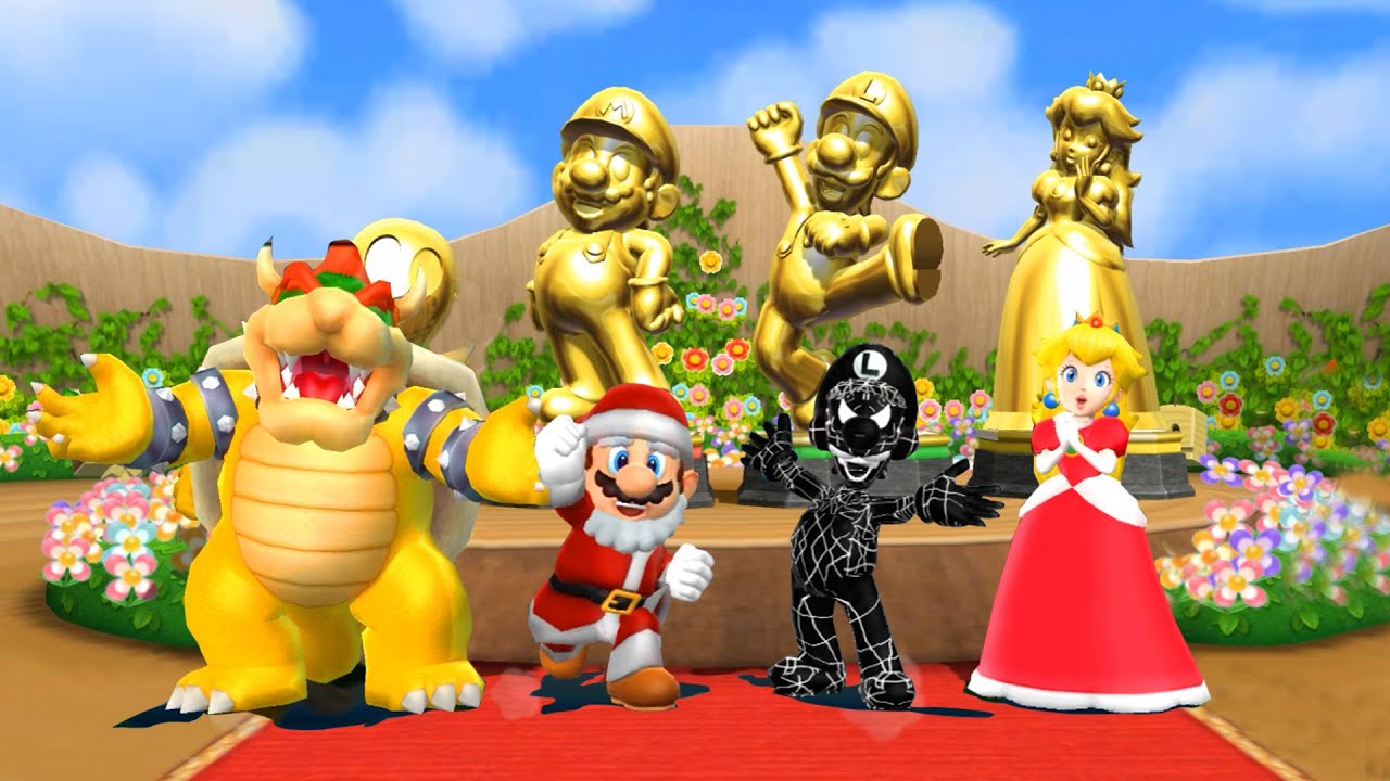Mario Party 9 Step It Up - Bowser Vs Mario Vs Luigi Vs PEach | Everybody Wins