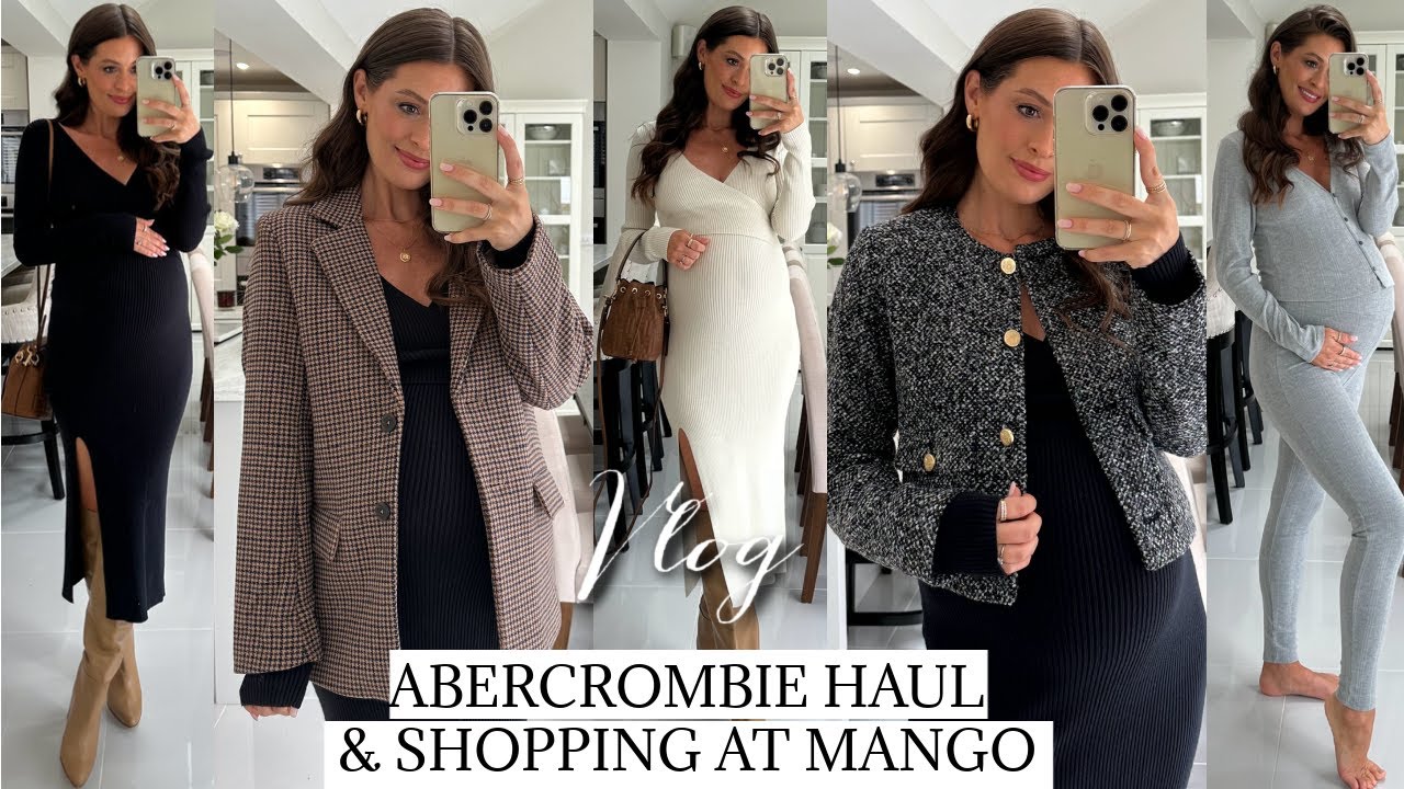 MANGO COME SHOPPING & ABERCROMBIE TRY ON HAUL