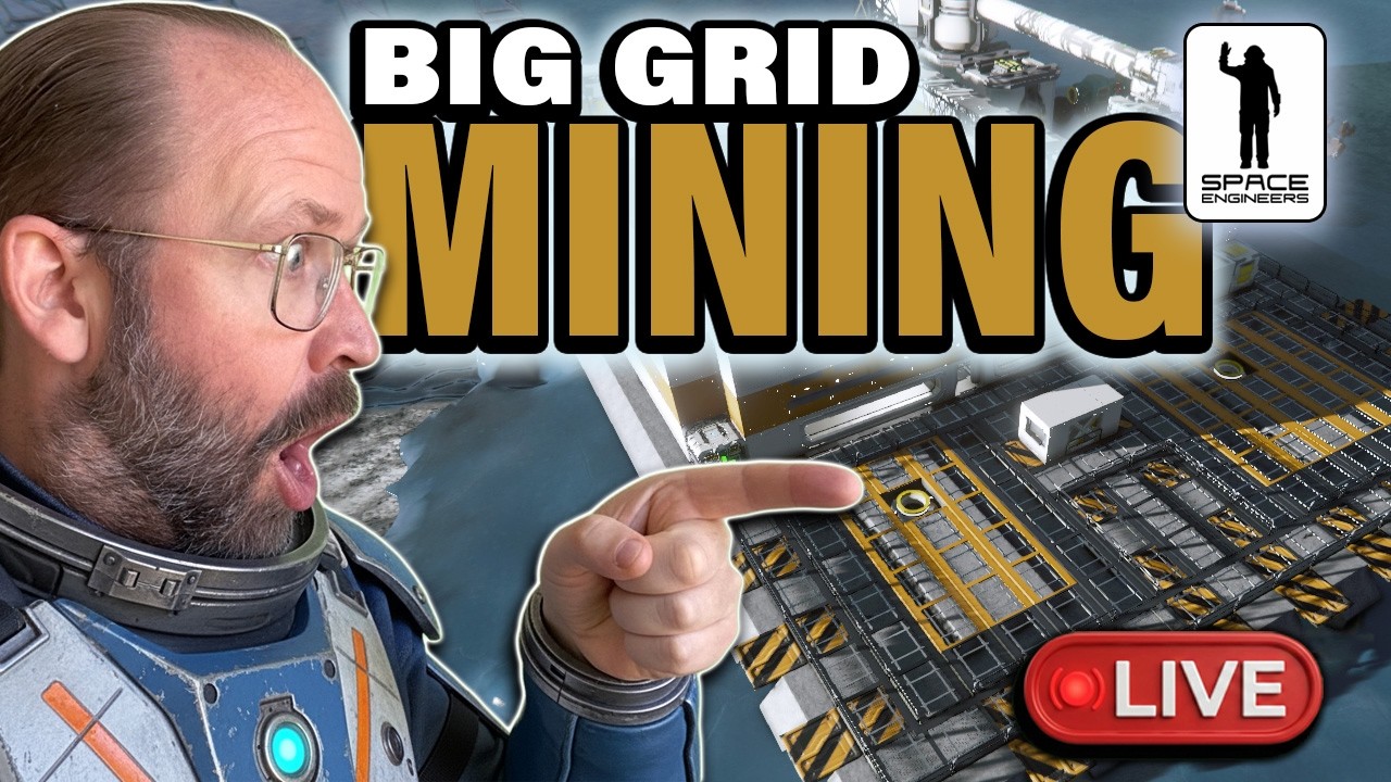 🔴 Space Engineers | Realistische Landepads & Big Grids 🛠️