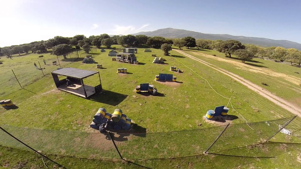 Campo Oeste (Villalba - Madrid) Action LIve. Vista aérea.