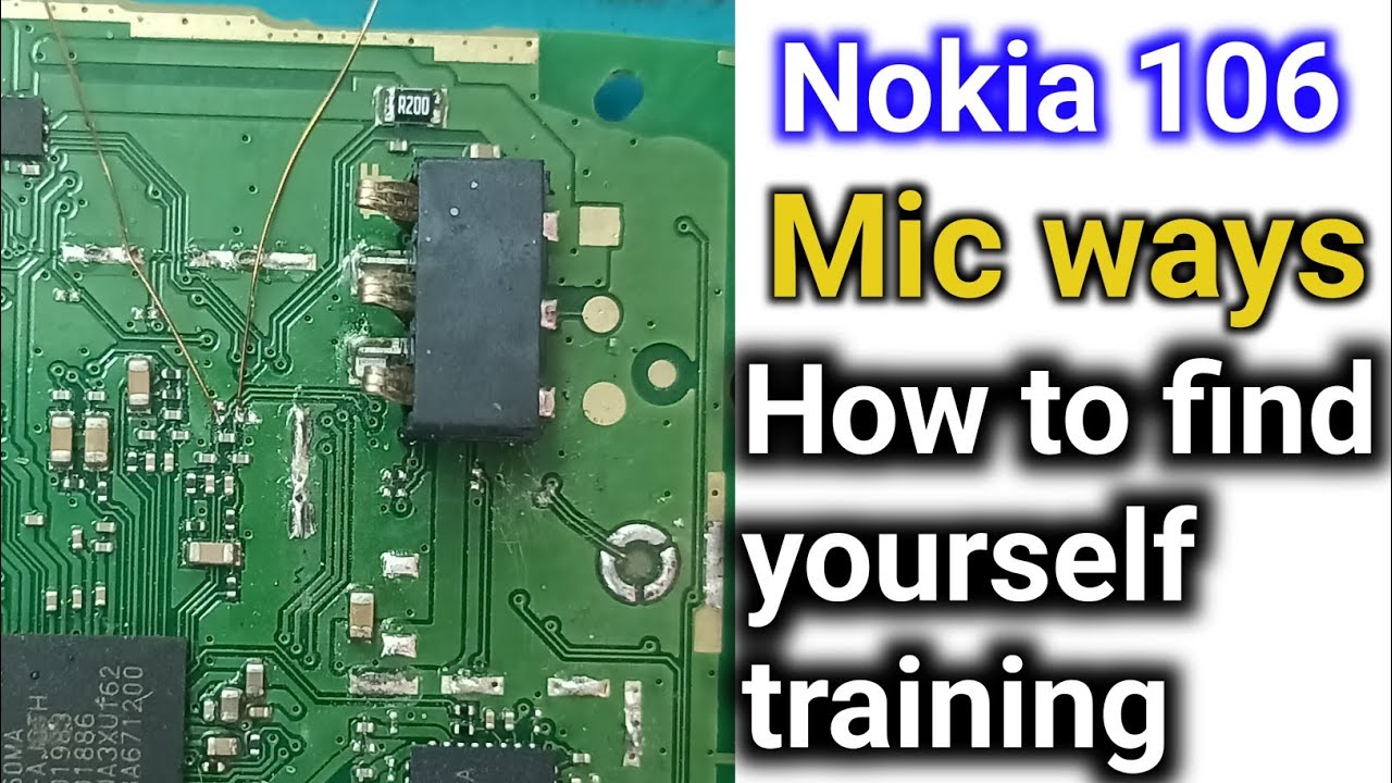 Ta-1116 Mic problem solution step by step | Nokia 106 mic solution | Nokia mic solution explains
