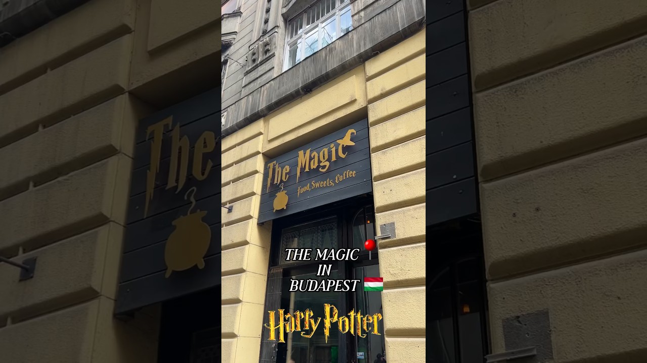 Harry Potter kafić?✨#harrypotter #budapest
