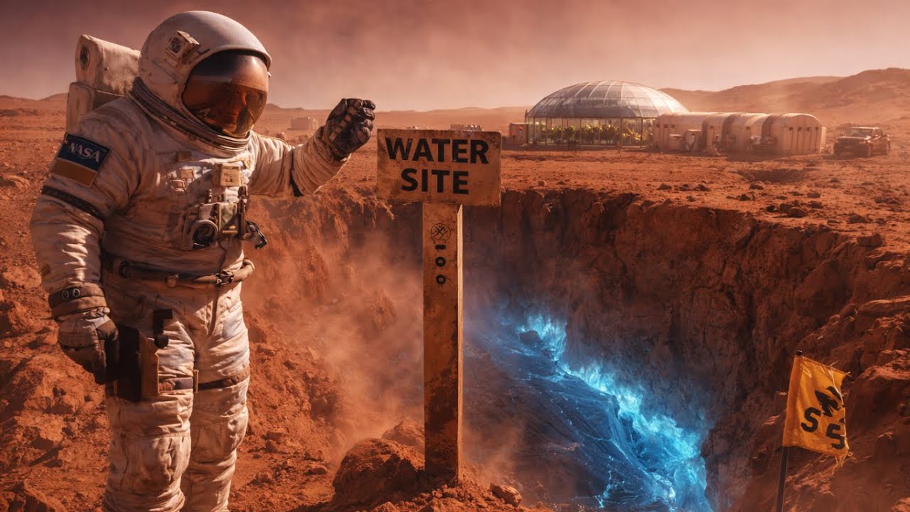Mars is shaking: Water is emerging from cracks in a place where life is uninhabited.